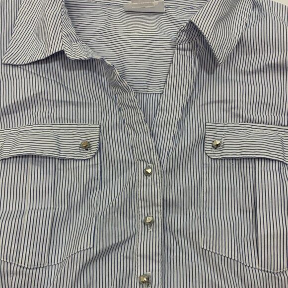 Motherhood Striped Shirt  - Picture 2 of 7